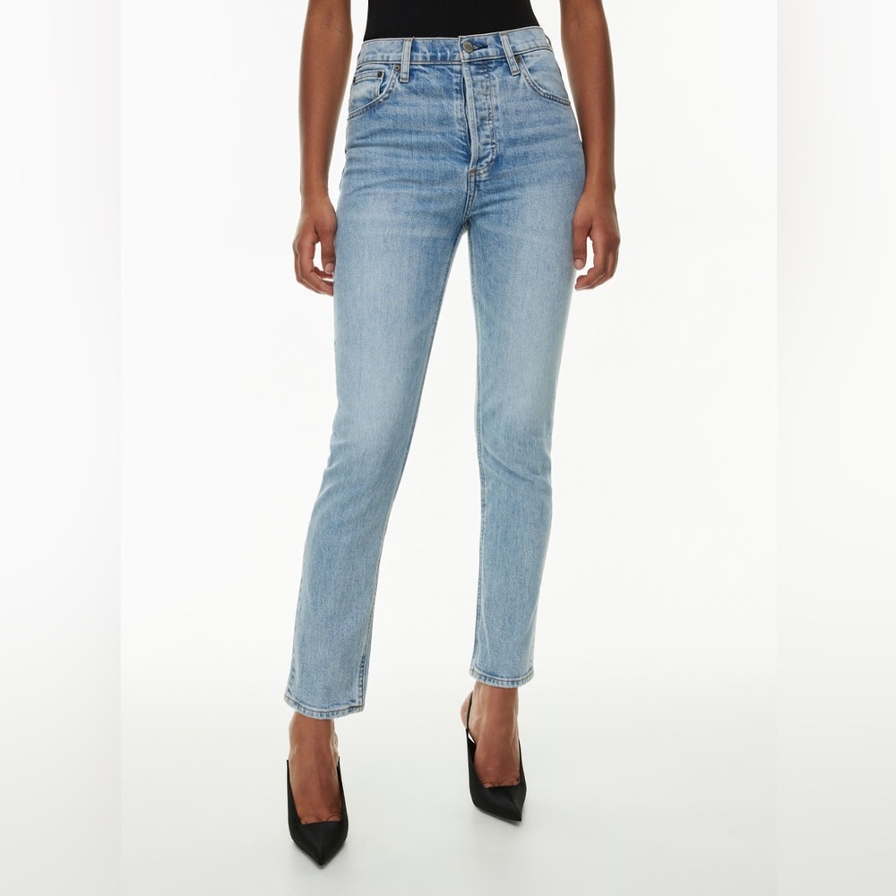 Aritzia Denim Forum The Yoko High Rise Slim